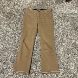 Wit & Wisdom Tan Flared Jeans. Item # 11174